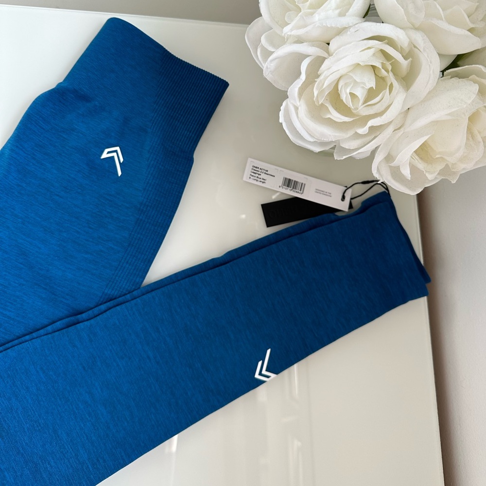 Oner Active Classic Seamless 2.0 leggings - Petrol Blue Marl
